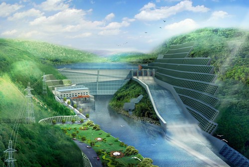 南岔老挝南塔河1号水电站项目